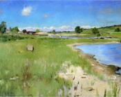 Shinnecock Hills from Canoe Place Long Island - 威廉·梅里特·查斯